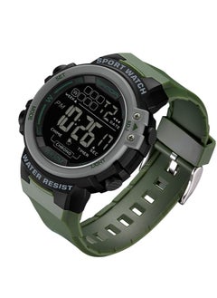 Sanda Unisex Outdoor Glow-In-The-Dark Waterproof Watch With Alarm Clock 2140 Green  - Image 2