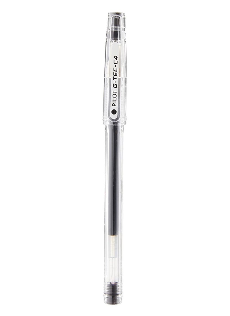 PILOT 4-Piece G-Tec Ultra Fine Roller Pen 0.4mm Tip Black Ink  - Image 2