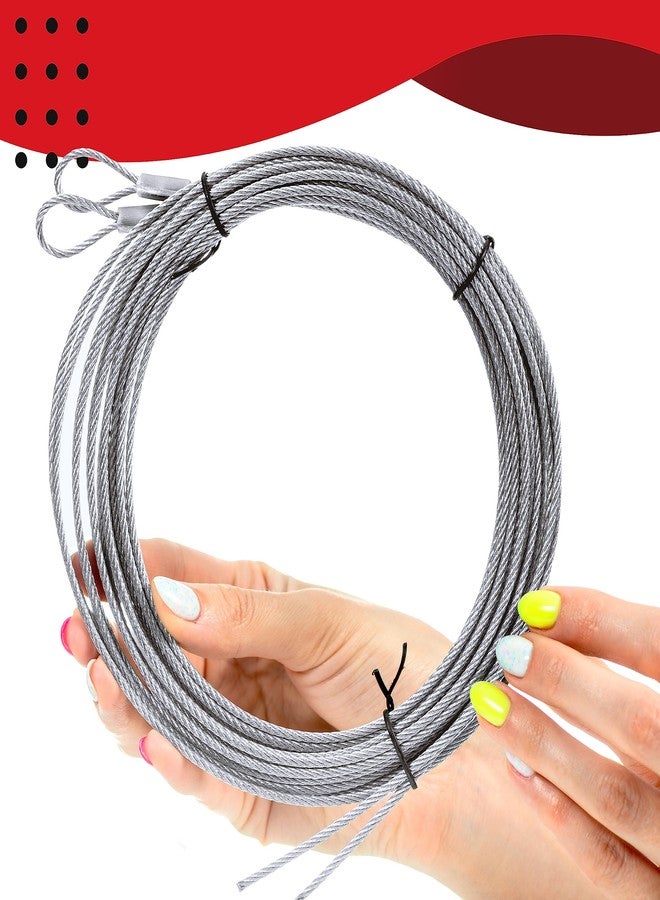 Granatan Garage Door Cable and Pulley, Garage Door Cable Replacement Kit Including 2 Pairs of Galvanized Aircraft Cables, Heavy Duty Pulley - Image 4