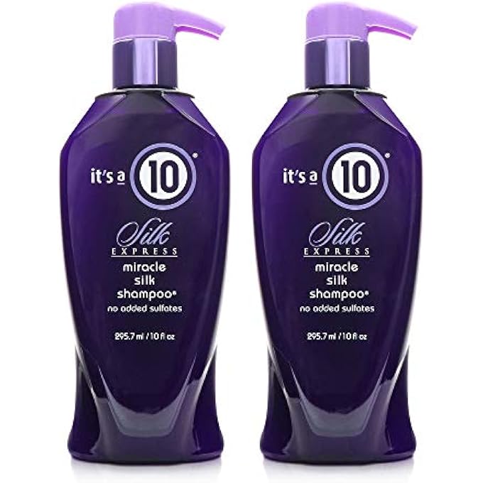 It's a 10 HAIRCARE SILK EXPRESS MIRACLE SILK SHAMPOO, 10 FL. OZ. (PACK OF 2) - Image 1