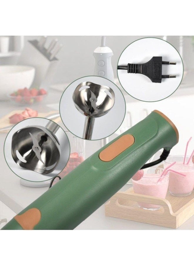 خلاط يدوي بقوة 400 واط مع خاصية السرعة المتغيرة، مصنوع من مادة ABS والفولاذ المقاوم للصدأ، منخفض الضوضاء، موفر للطاقة - Image 4