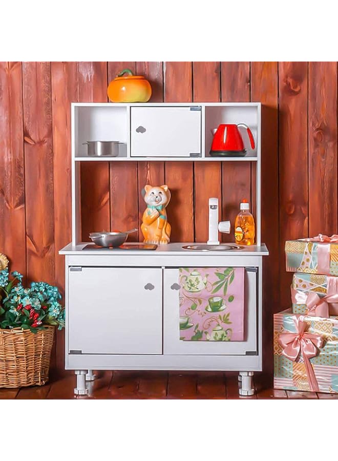 erorex Soft Rubber Knobs 10Pcs Cartoon Cloud Shape Cabinet Knobs Handles Kids Cute Drawer Knobs For Cabinets Doors Dresser Kitchen Cabinets Grey - Image 5