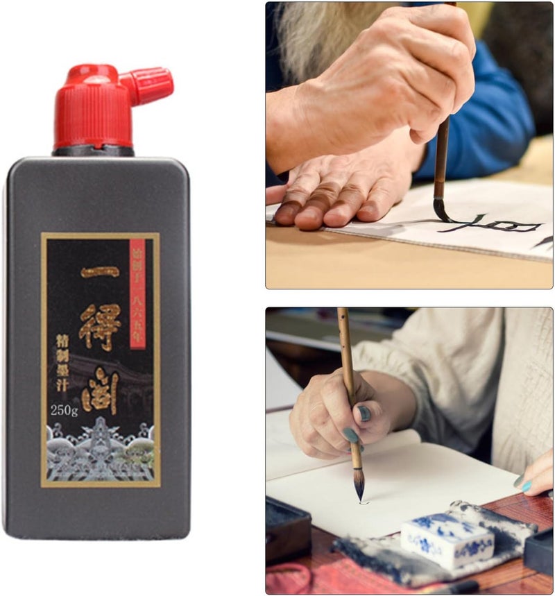 كلاراكو حبر سومي ياباني أسود اللون، حبر للرسم والخط الصيني، 250 غرام - Image 3