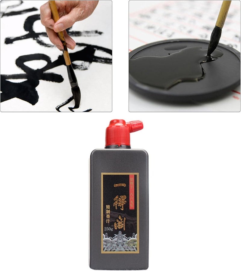 كلاراكو حبر سومي ياباني أسود اللون، حبر للرسم والخط الصيني، 250 غرام - Image 4