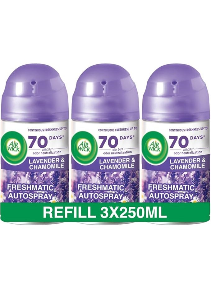 Air Wick - Airwick Air Freshener Automatic Spray Refill - Lavender, 250 ml, 2&1 - Image 1