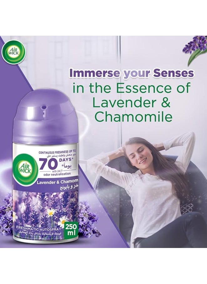 Air Wick - Airwick Air Freshener Automatic Spray Refill - Lavender, 250 ml, 2&1 - Image 1