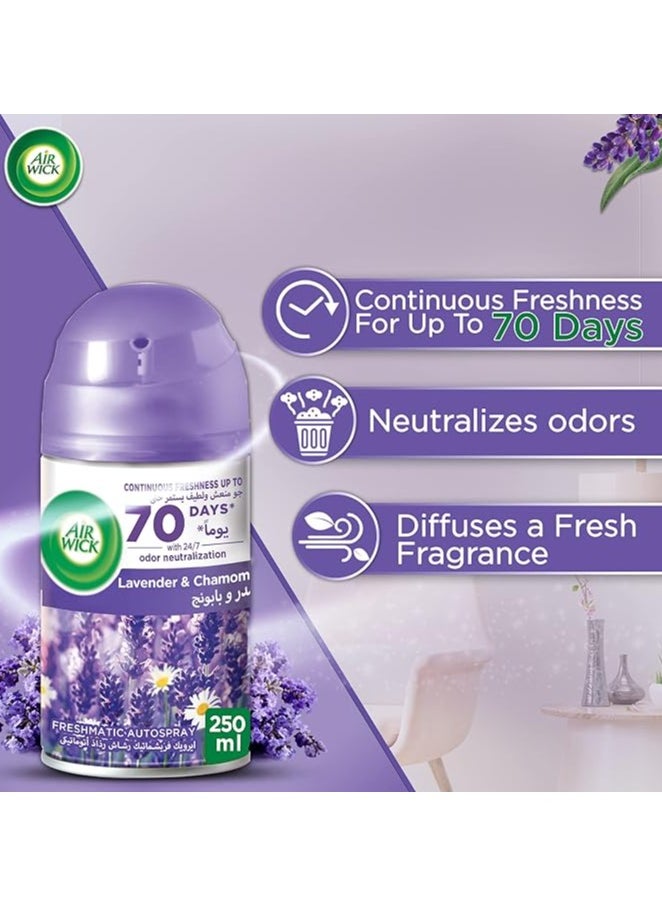 Air Wick - Airwick Air Freshener Automatic Spray Refill - Lavender, 250 ml, 2&1 - Image 1