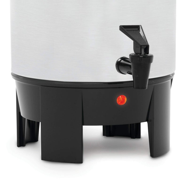 West Bend 58002 Highly Polished Aluminum Commercial Coffee Urn Features Automatic Temperature Control Large Capacity with Quick Brewing Easy Prep and Clean Up, 42-Cup, Silver - Image 3