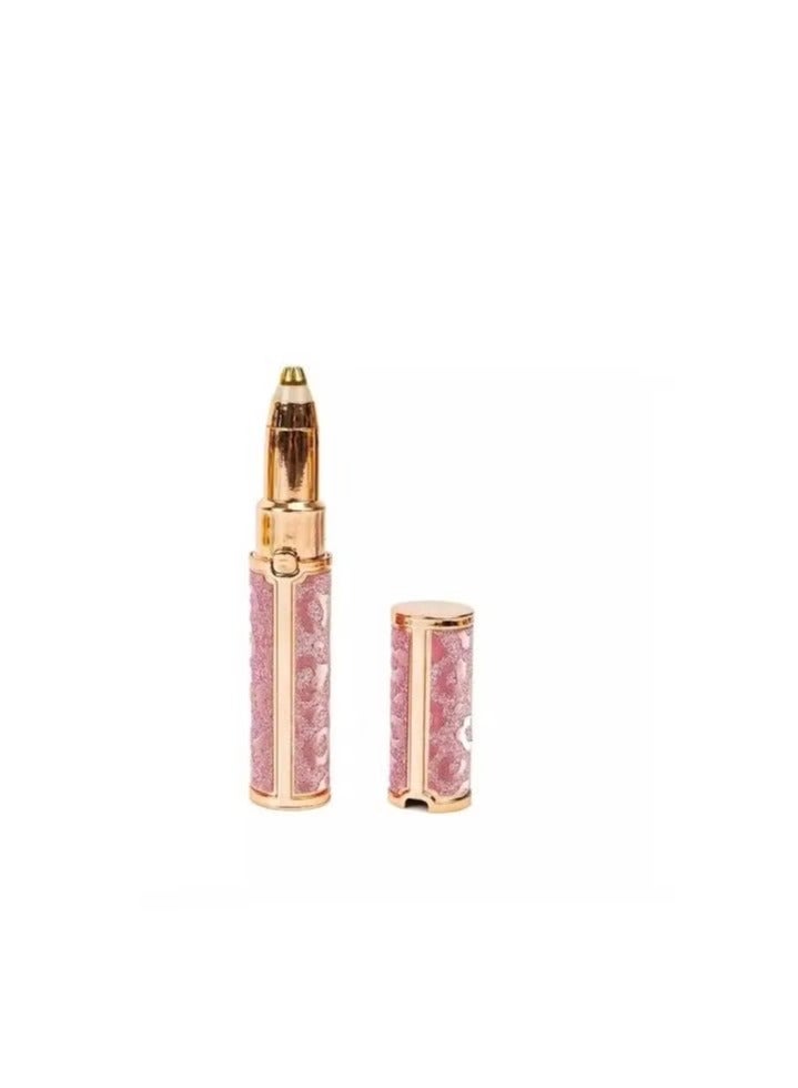 بلوليس جهاز إزالة الشعر المحمول بدون ألم – جهاز كهربائي 2 في 1 لإزالة شعر الوجه والحواجب للنساء – قابل لإعادة الشحن-003 - Image 4