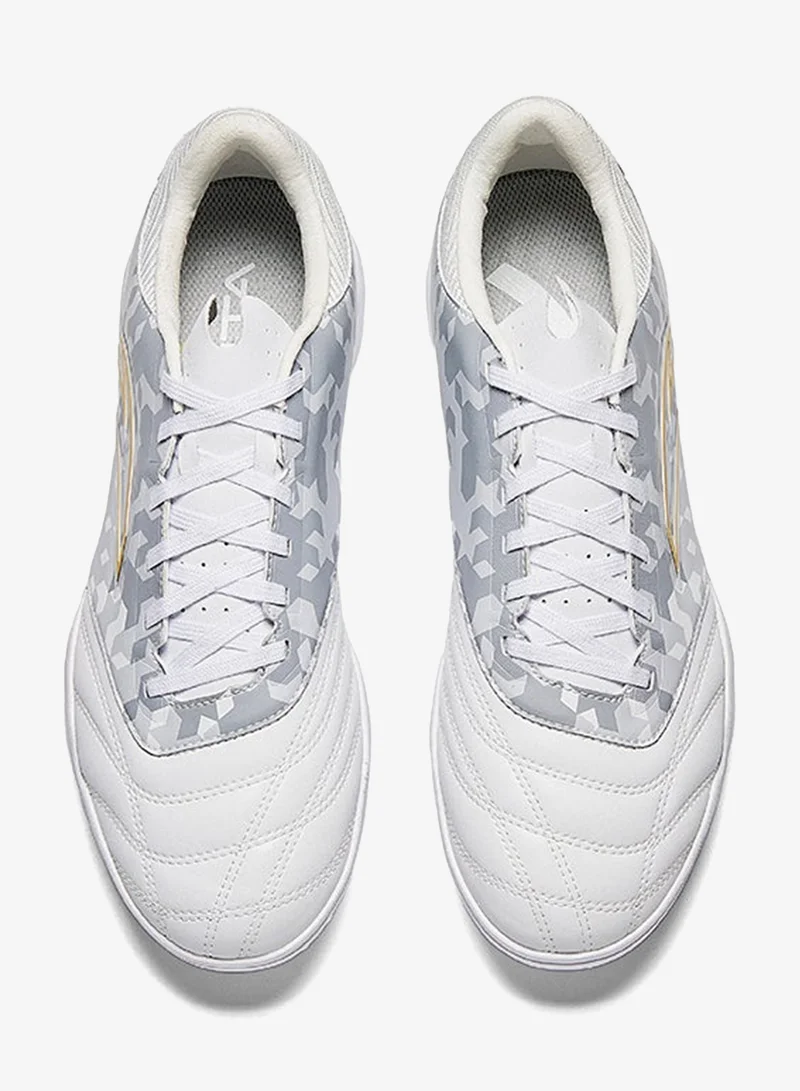 ANTA White/Cloud Grey TF Football Training Turf Boots  | Best Price UAE