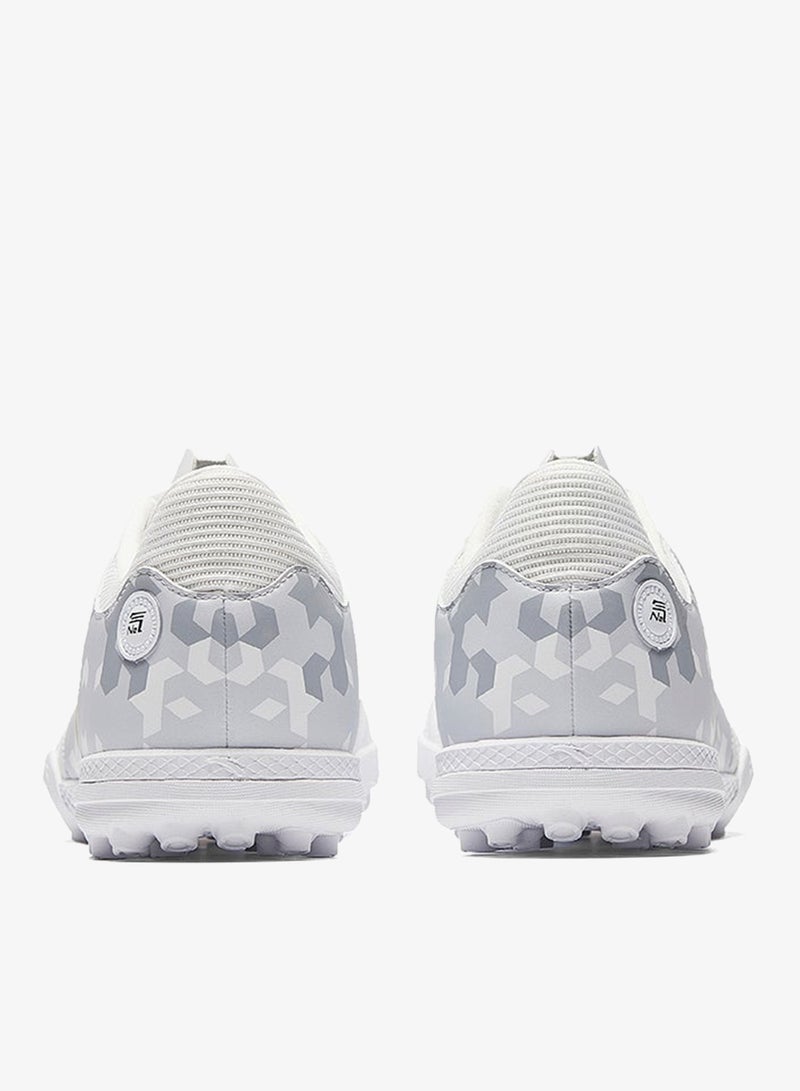 انتا أحذية كرة قدم رجالية أنتا أبيضرمادي فاتح - Image 4