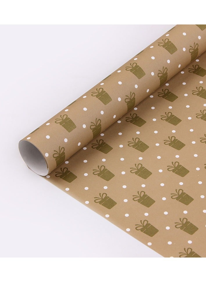 Sakina 12pcs Gift Wrapping Paper Set with Ribbon Sticker Tape, Durable Gift Wrap Set for Birthday Party, Valentine’s Day, Wedding, Baby Shower, Bridal Shower, Graduation - Image 3
