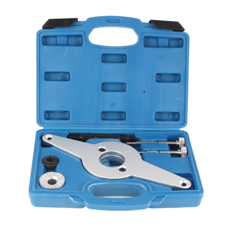 Engine Vibration Damper Tool: Heavy Duty Steel Construction, Fits 4cyl 1.8L 2.0L EA888 TFSI Engines - Precise Timing Maintenance, Vibration Damper Holding Tool for Professional Automotive Mechanics & - Image 2