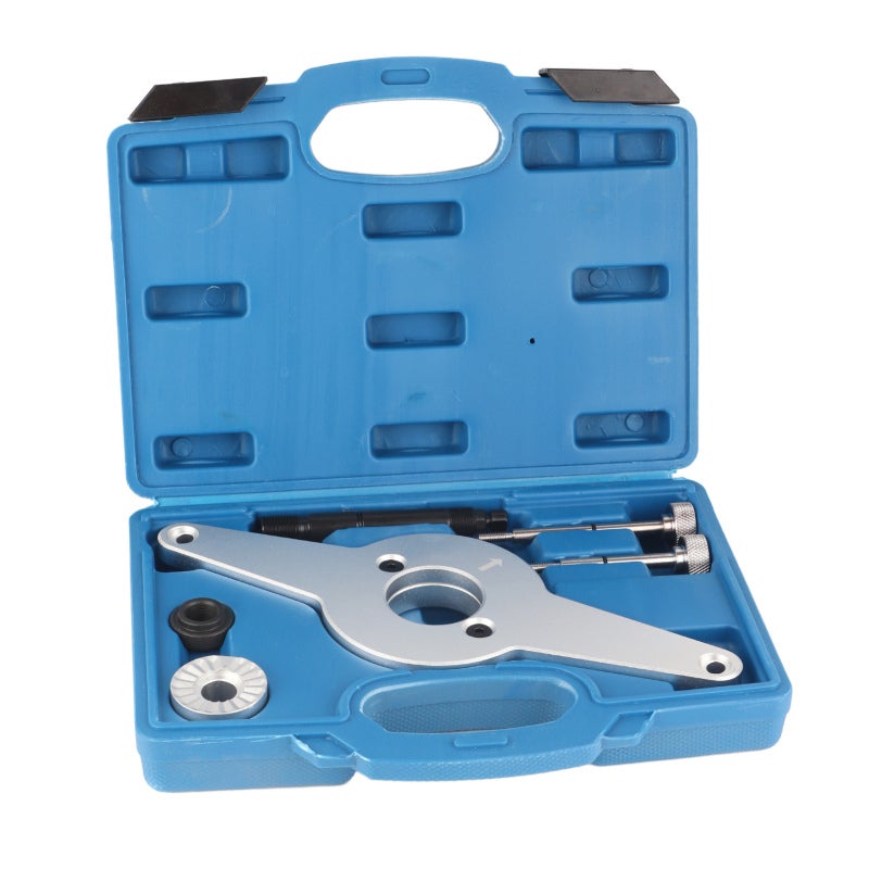 Engine Vibration Damper Tool: Heavy Duty Steel Construction, Fits 4cyl 1.8L 2.0L EA888 TFSI Engines - Precise Timing Maintenance, Vibration Damper Holding Tool for Professional Automotive Mechanics & - Image 5