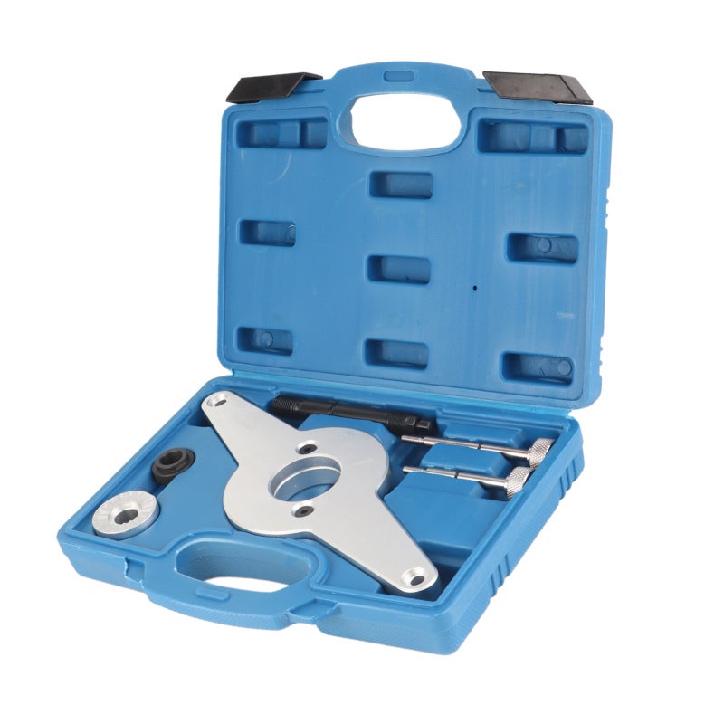 Engine Vibration Damper Tool: Heavy Duty Steel Construction, Fits 4cyl 1.8L 2.0L EA888 TFSI Engines - Precise Timing Maintenance, Vibration Damper Holding Tool for Professional Automotive Mechanics & - Image 4