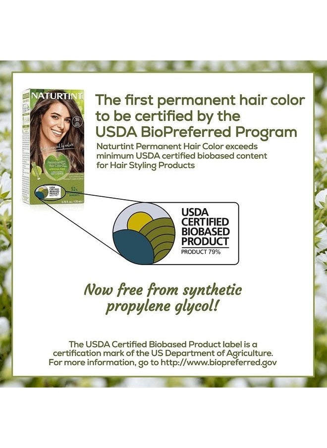 NATURTINT Permanent Hair Color 5G Light Golden Chestnut (Pack of 6), Ammonia Free, Vegan, Cruelty Free, up to 100% Gray Coverage, Long Lasting Results  - Image 4