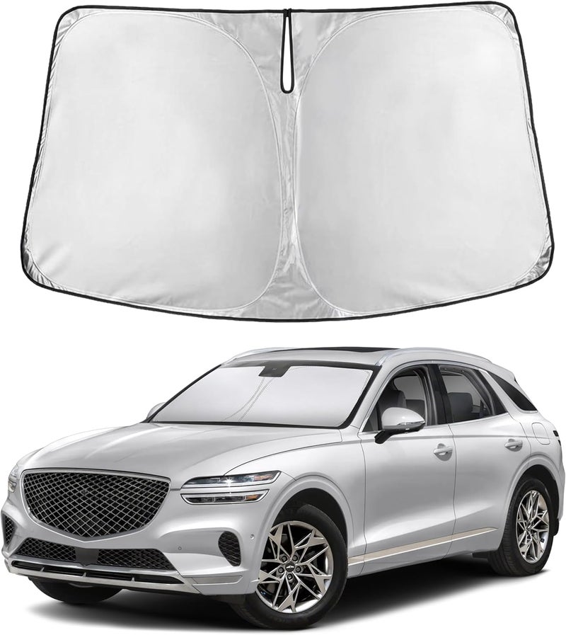 Windshield Sunshade for Genesis GV70 (2022-2026) - UV Heat Blocker & Protector - Image 1