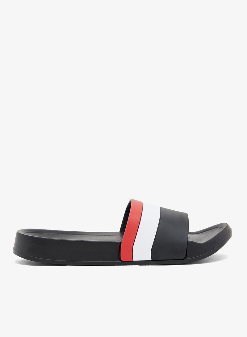 Seventy Five Colour Block Casual Slides - Image 1