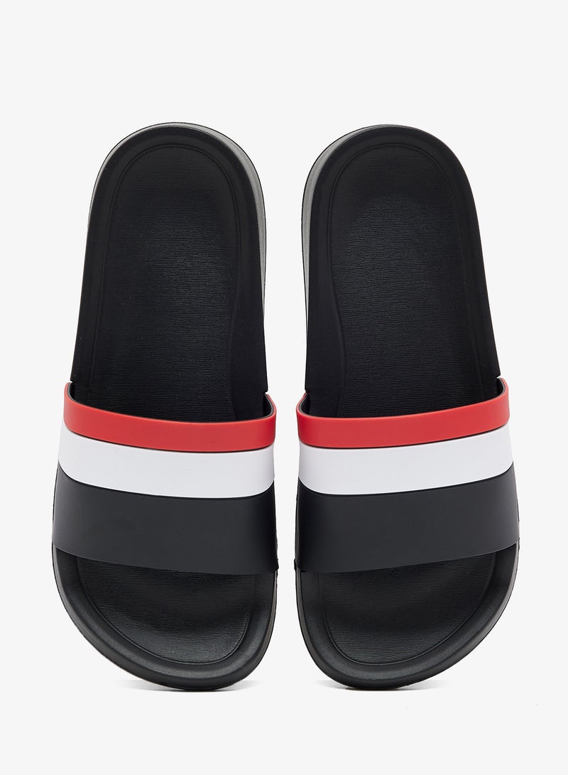 Seventy Five Colour Block Casual Slides - Image 4