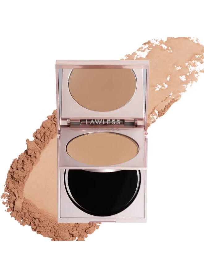 LAWLESS BEAUTY Skin-Smoothing Talc-Free Perfecting Powder - Light Medium - Image 2
