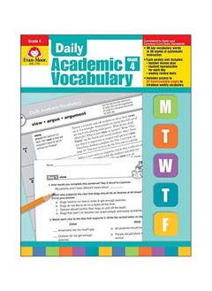 Daily Academic Vocabulary Grade 4 