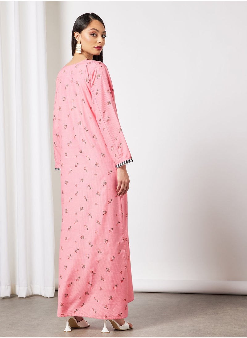 HANA & SARA - Trendy Maxi Jalabiya - Image 1