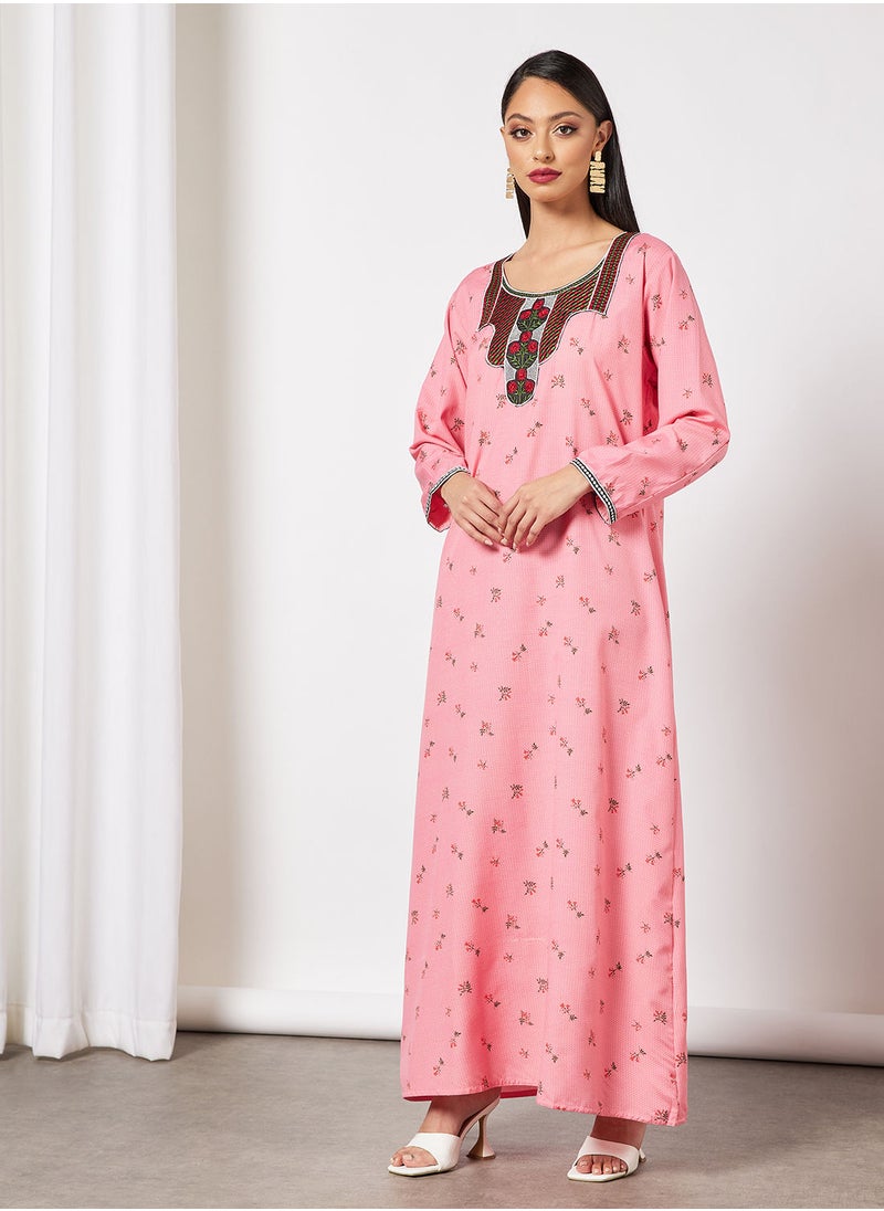 HANA & SARA - Trendy Maxi Jalabiya - Image 1