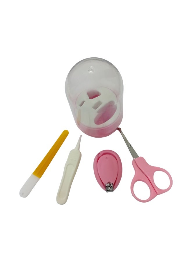 Complete 6 in 1 set for the care and nutrition of infants – 1 silicone teething glove, 4 fruit feeding pacifiers, 1 nail scissors and file - total of 6 pieces - color 2  - Image 4