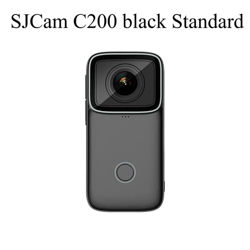Sjcam C200 Standard 4K 30fps Mini Action Camera, Waterproof 40m, Helmet Vlog Diving Bike Motorcycle Camera, Black - Image 3
