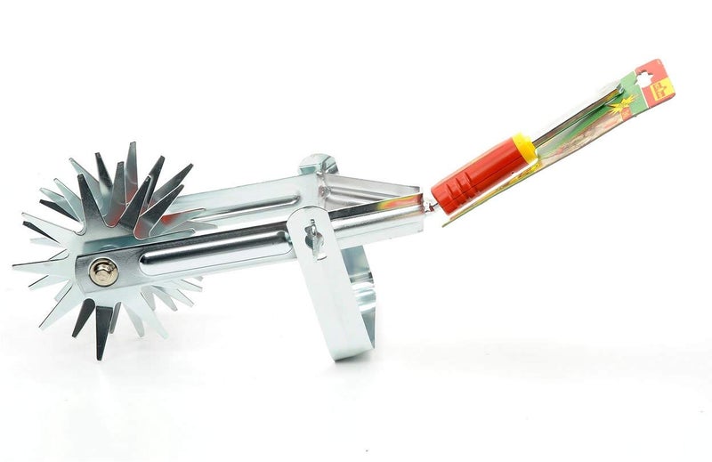 FIELDSTAR Wolfgarten Multi Star Push Pull Weeder/Soil Miller/Crumbler Without Handle (Silver), Working Width: 15 cm - Image 1