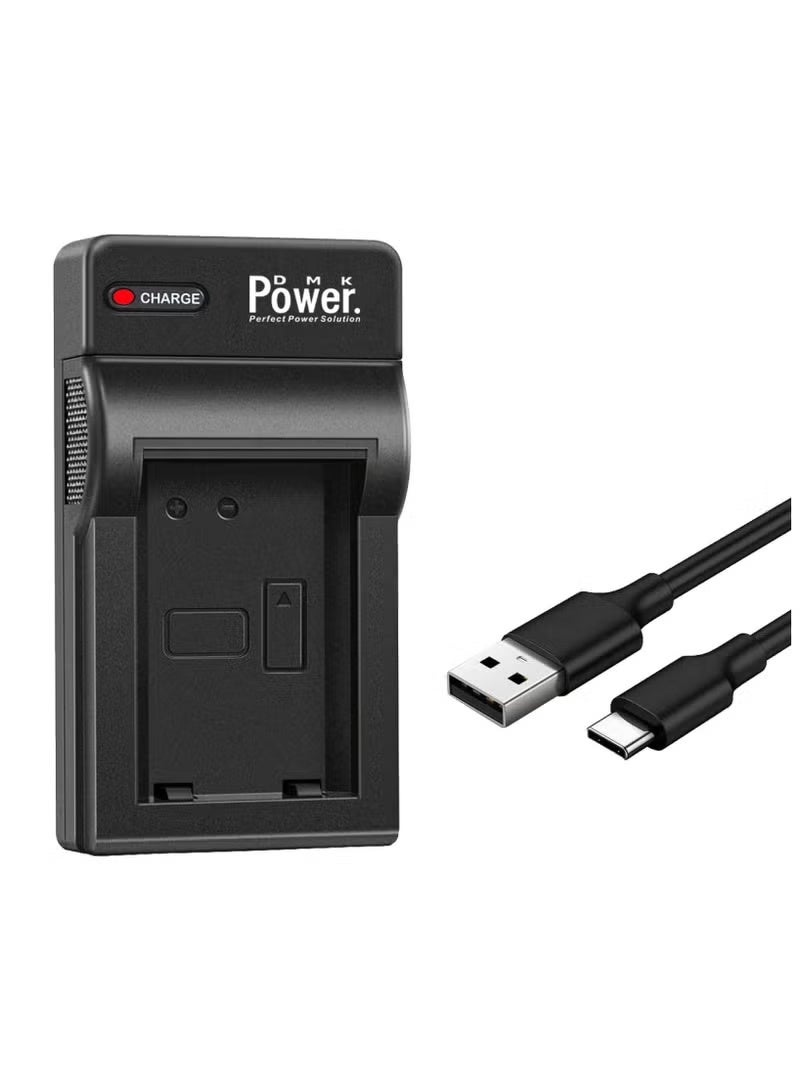 DMK Power EN-EL9 TC-USB1 Single USB Charger Compatible with Nikon D5000, D3000, D60, D40X, D40 Digital SLR Camera - Image 1
