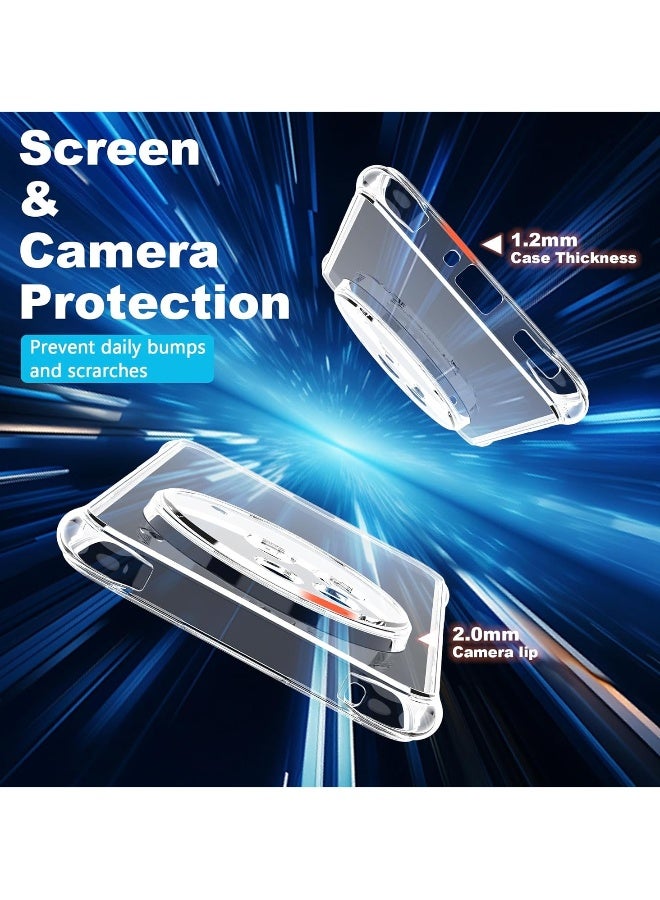 DUSALA Nothing Phone 3a Pro Crystal Clear Back Cover Case 360 Degree Protection Shock Proof Design Transparent Back Cover Case for Nothing Phone 3a Pro - Image 5