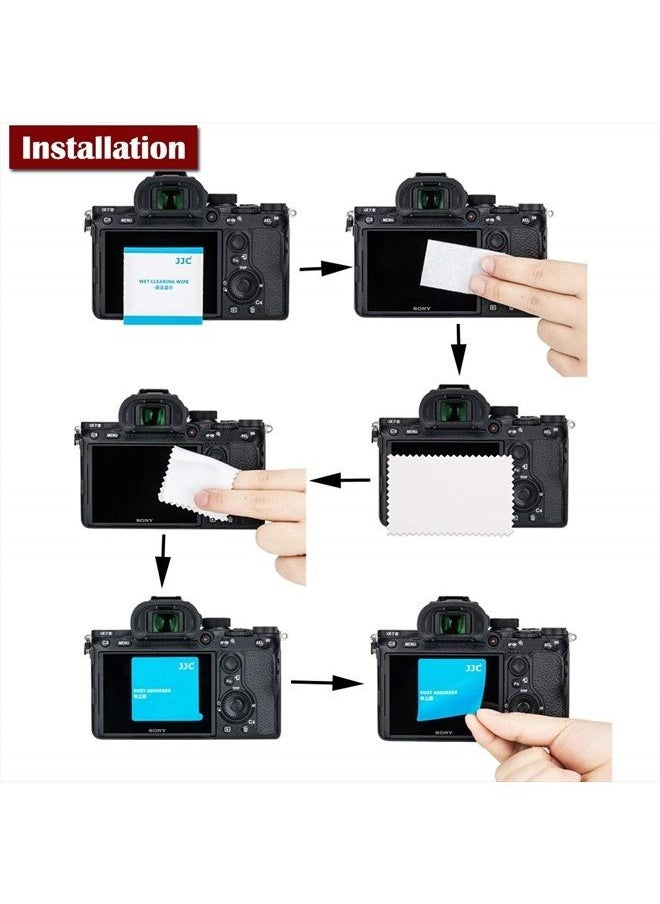 JJC - 2 Pack Camera Screen Protector for Fujifilm X100V X-T4 X-E4 Camera, Ultra-Thin Anti-Fingerprint Anti-Scratch 9H Hardness 2.5D Rounded Edges Tempered Glass Protector - Image 1