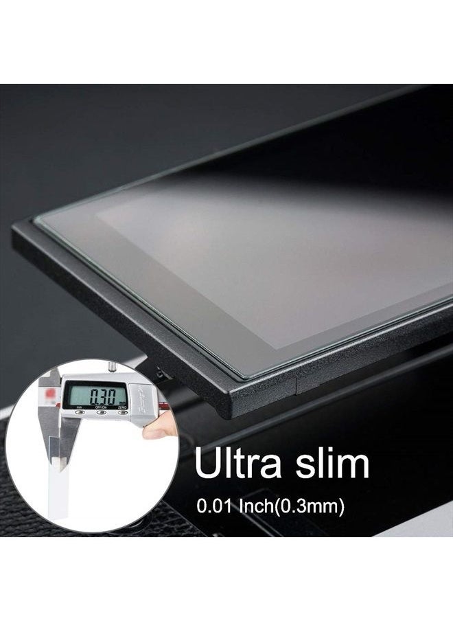 JJC - 2 Pack Camera Screen Protector for Fujifilm X100V X-T4 X-E4 Camera, Ultra-Thin Anti-Fingerprint Anti-Scratch 9H Hardness 2.5D Rounded Edges Tempered Glass Protector - Image 1