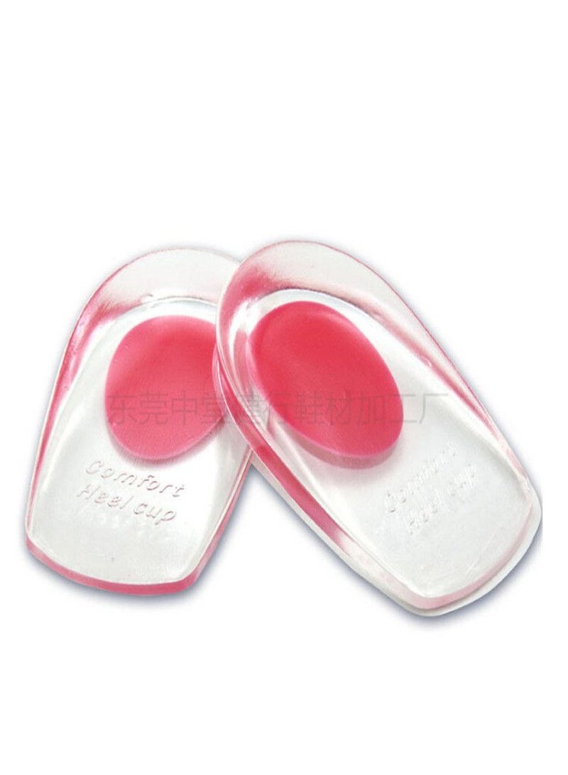 Soft Silicone Gel Heel Cushion with Insole for Heel Care - Image 1