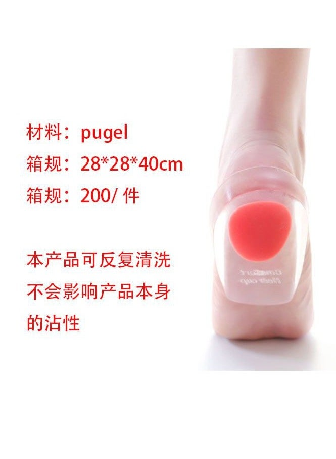 Soft Silicone Gel Heel Cushion with Insole for Heel Care - Image 3