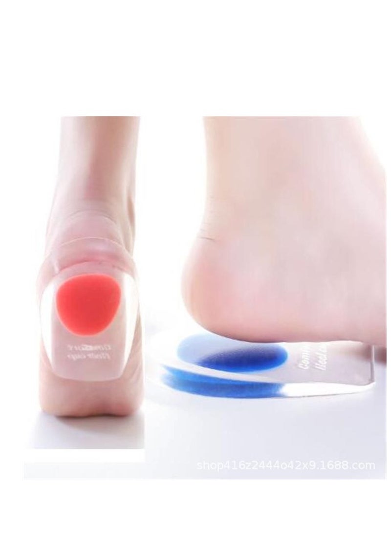 Soft Silicone Gel Heel Cushion with Insole for Heel Care - Image 5