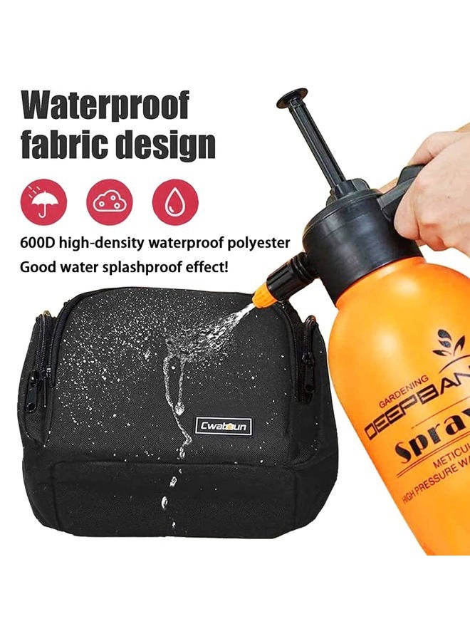 Cwatcun Single Shoulder Crossbody Compact Camera Bag Case Compatible for Canon Nikon Sony SLR DSLR Mirrorless Cameras and Lenses Waterproof Black - Image 4