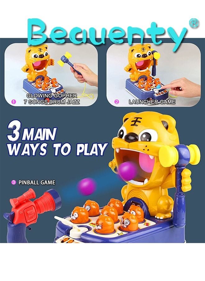 Beauenty - 3 in 1 Whack A Mole for Hammering and Pounding Game Toys - Image 1