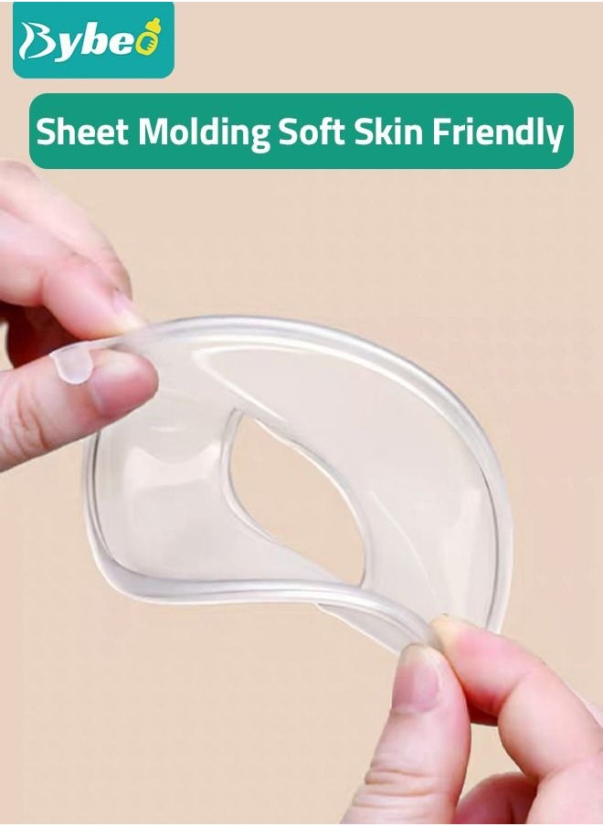 Bybeo - Silicone Shell & Milk Collection Catcher for Breastfeeding Relief (2 in 1) Protect Cracked, Sore, Engorged Nipples While Nursing or Pumping During The Day - Image 1