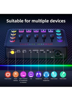 XiuWoo Podcast Equipment Bundle, BM 800 Podcast Microphone Bundle with F9 Voice Changer, Condenser Microphone Recording Studio Package for Podcasting Live Streaming Singing PC Mobile TikTok YouTube  - Image 3