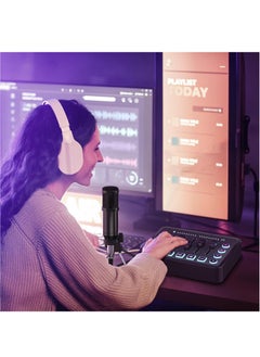 XiuWoo Podcast Equipment Bundle, BM 800 Podcast Microphone Bundle with F9 Voice Changer, Condenser Microphone Recording Studio Package for Podcasting Live Streaming Singing PC Mobile TikTok YouTube  - Image 5