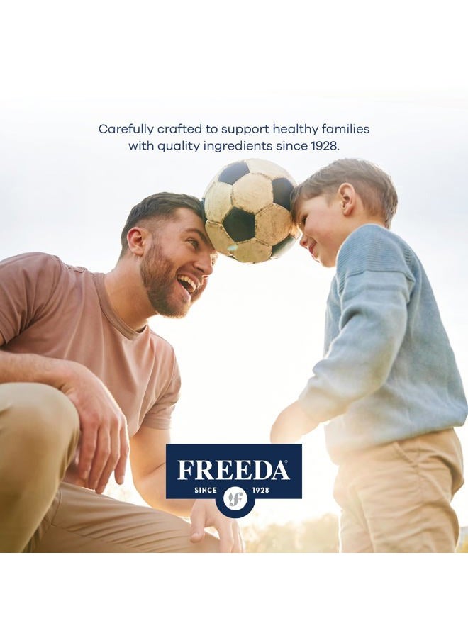 Freeda Calcium 600 mg Vitamin D3 400 IU Tablets - Bone Support Calcium Supplement plus Vitamin D for Absorption - Kosher, Gluten Free Easy To Swallow Coated Calcium D3 Tablets for Women & Men (100 Ct) - Image 5
