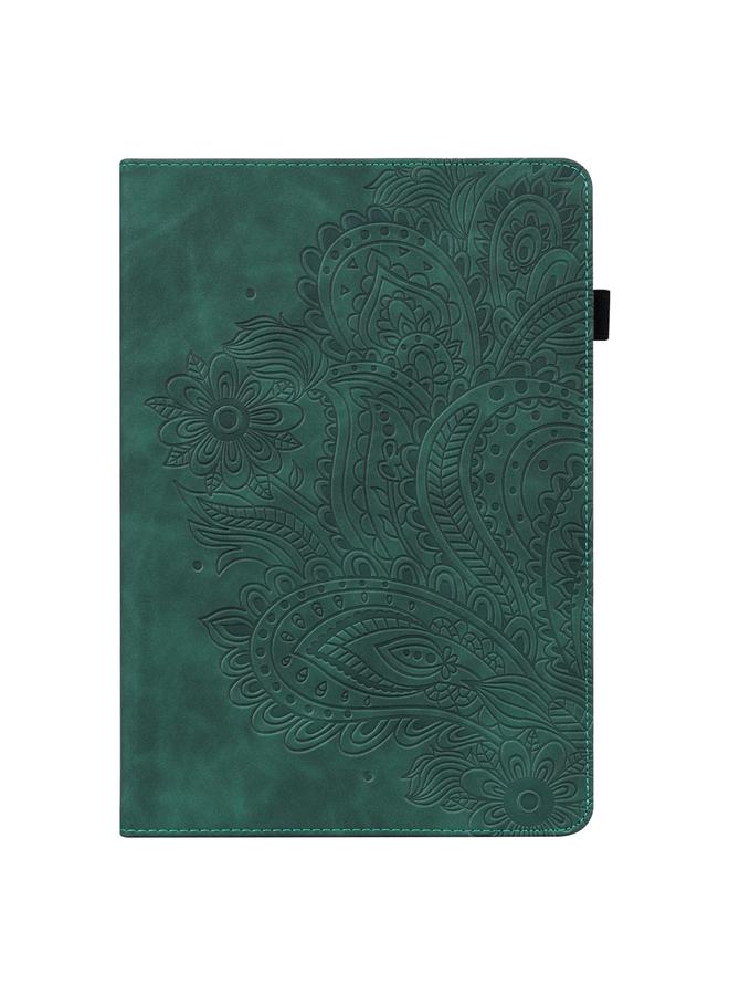 Zaboon Case For Huawei MatePad 10.4 Peacock Embossed Pattern TPU + PU Horizontal Flip Leather Case with Holder & Card Slots & Wallet & Sleep / Wake-up Function  - Image 2