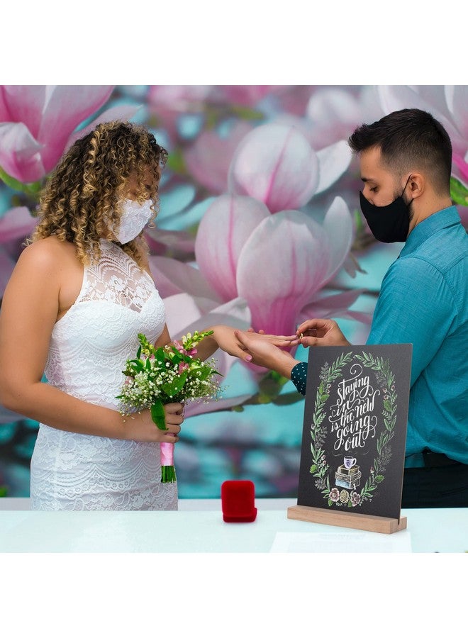 OnUpgo 8 X12 Inch Tabletop Chalkboard Sign With Base Stand Menu Chalk Board Sign Store Food Signs Message Boards For Party Wedding Tables Decoration Bar And Restaurant - Image 5