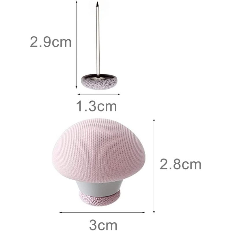 CUZWAVE CUZWAVE Clips Mushroom Duvet Cover Pins Cotton Quilt Fixer Duvet Fasteners Grippers AntiMovement Bed Quilt Clamps Sheet Quilt Holder Clips for Socks Curtains Quilt Cove 16 Pink  - Image 2