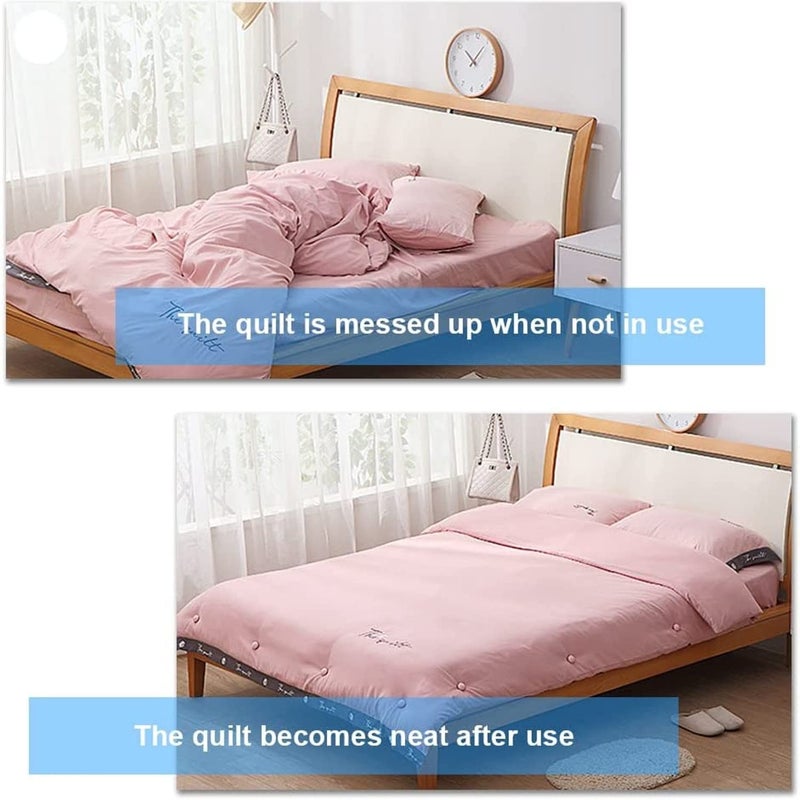 CUZWAVE CUZWAVE Clips Mushroom Duvet Cover Pins Cotton Quilt Fixer Duvet Fasteners Grippers AntiMovement Bed Quilt Clamps Sheet Quilt Holder Clips for Socks Curtains Quilt Cove 16 Pink  - Image 5