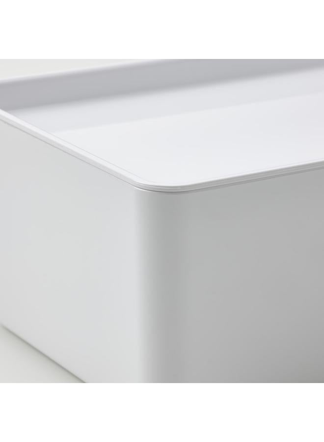 Zaboon Box With Lid, White, 18X26X8 Cm - Image 5