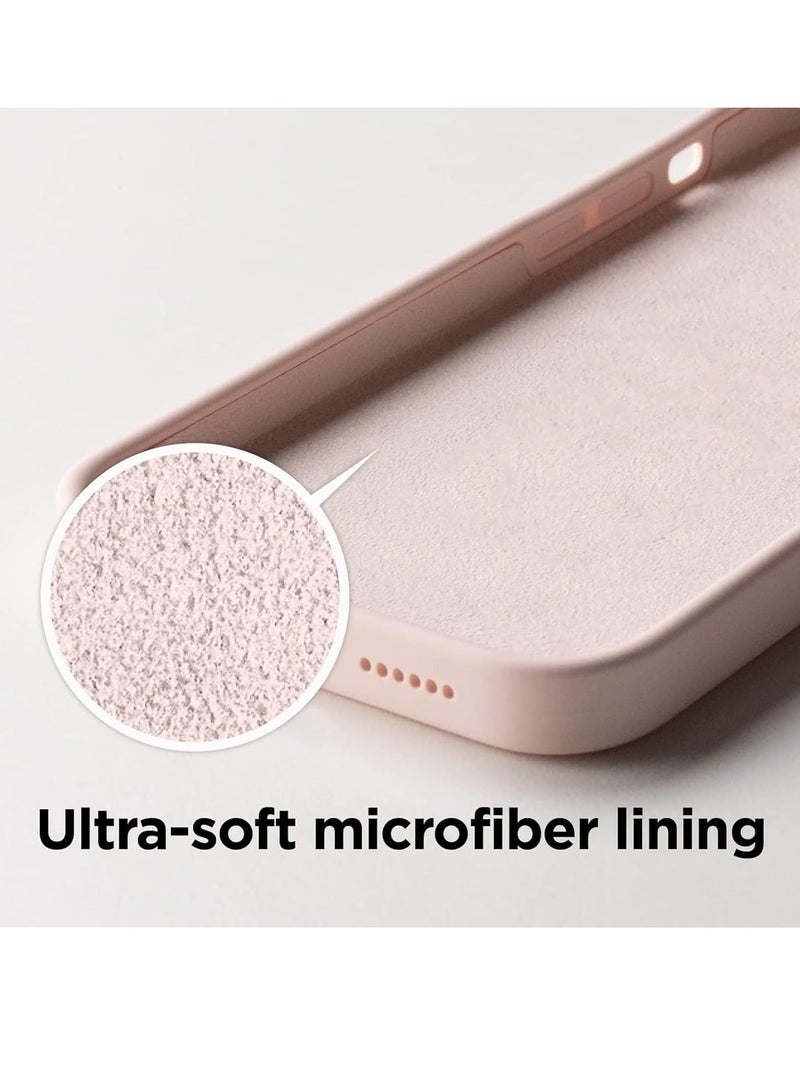 Raxoom [3-in-1] iPhone 15 Plus Case Bundle â€“ Pink Premium Liquid Silicone Shockproof Cover with 9H Tempered Glass Protector - Image 2