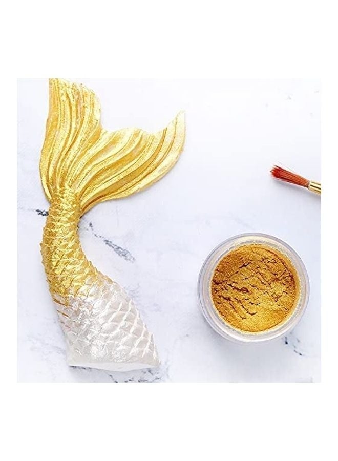 HOMESTAR Baking Decoration Powder Gold 15G Food-Grade Edible Glitter For Cake Decorations Sprinkle Glimmer Coloring Powder Shimmer Baking Cookies Fondant - Image 2